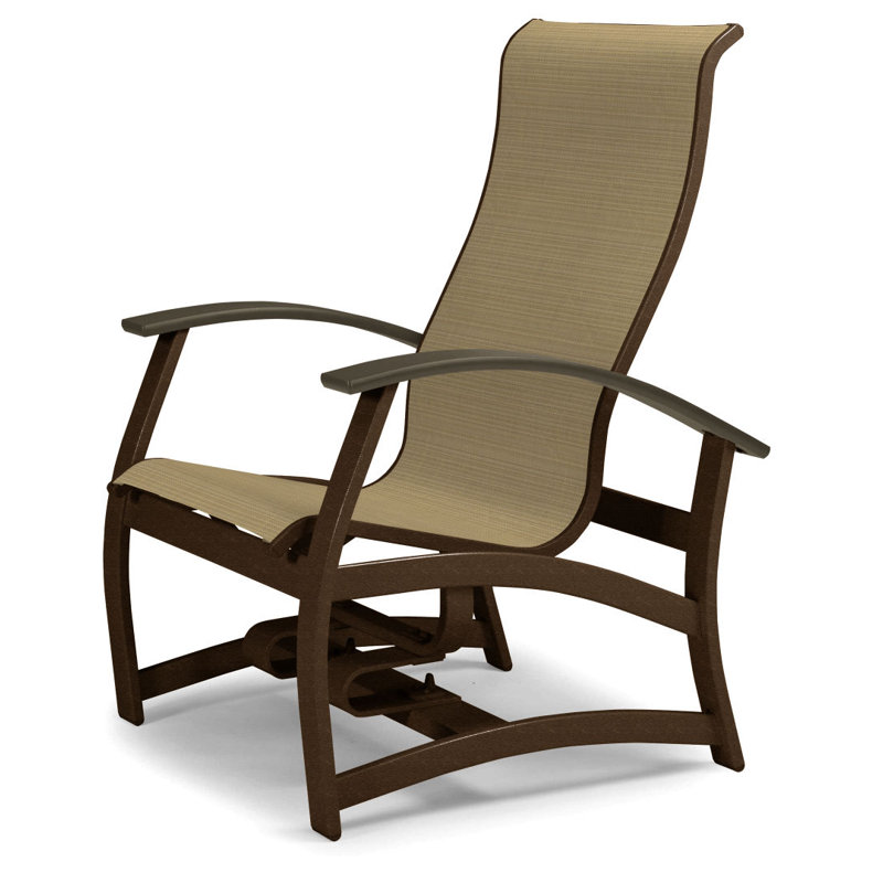 Askar Swivel Powder Coated Aluminum Outdoor Lounge Chair, Harper Taupe Sunbrella®, Beachwood P40, Textured Kona
