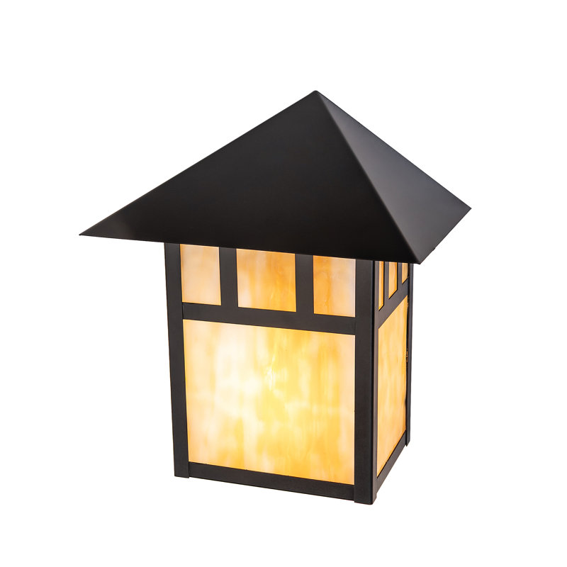 9" Wide Seneca Double Bar Mission Wall Sconce, 10.75" H x 9" W x 6" D