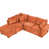 Chenille orange sélectionné