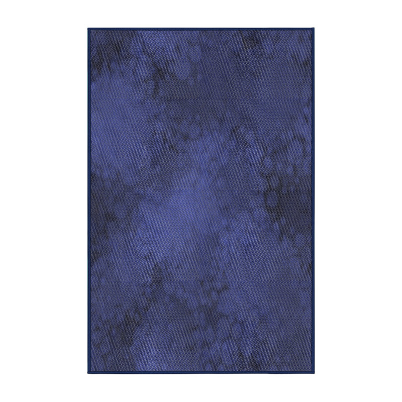Mauve abstrait Tapis décoratif, Rectangle 5 pi x 8 pi
