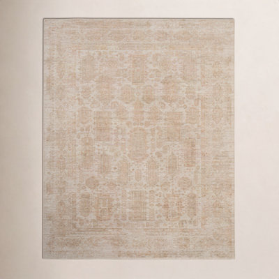 Oxford Tan Hand-Woven Oriental Rug