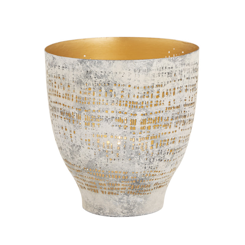 Hector Candleholder - Large Whitewash