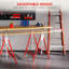 68cm W Steel Top Height-Adjustable Workbench