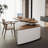 70.87"Luxurious and high-end custom-shaped solid wood executive desk-844433491