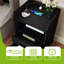43 cm W Iron Bedside Table