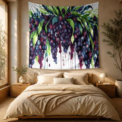 Tapisserie murale «Fruit Acai Berry»