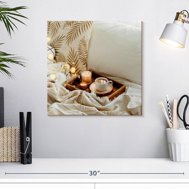Yarlin Coffee In Bed, 16" H x 16" W