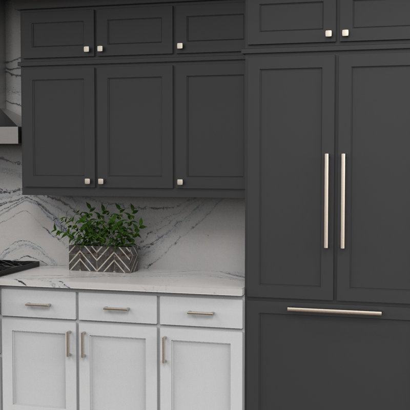 Coventry Center Appliance Pull, Satin Nickel, 0.75", 18"