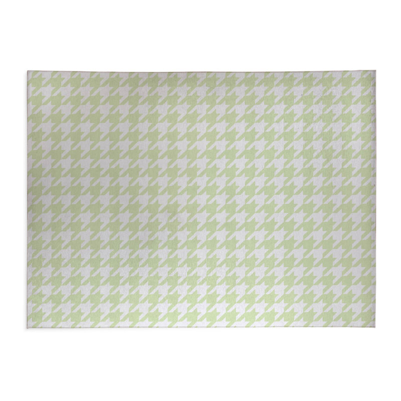 Tapis de lessive léger et antidérapant, L 37 po x H 5,5 po, Lime géométrique