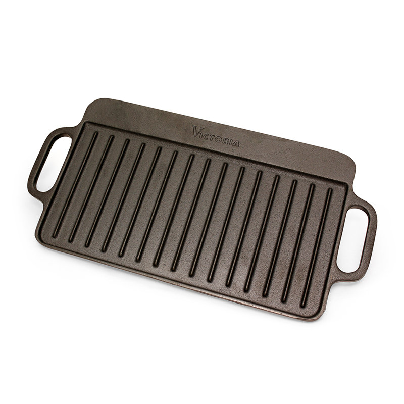 Plaque de cuisson et plaque chauffante réversible antiadhésive Victoria