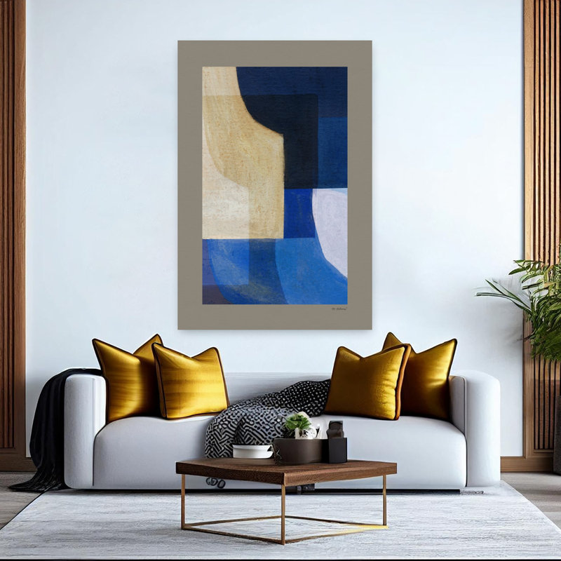 Art contemporain contemporain abstrait, H 60 po x l 40 po