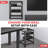 Pyle 15U Server Rack Network Cabinet - Open Frame Rack, Wall Mountable Heavy Duty Designs For Servers & AV Gear | Compatible With 19" Equipment Standard (Black)