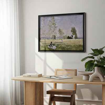 In the Meadow (Dans la Prairie)-Claude Monet-Framed Gallery Wrapped Canvas-1876