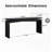 65" Long Farmhouse Entryway Sofa Table-106267558
