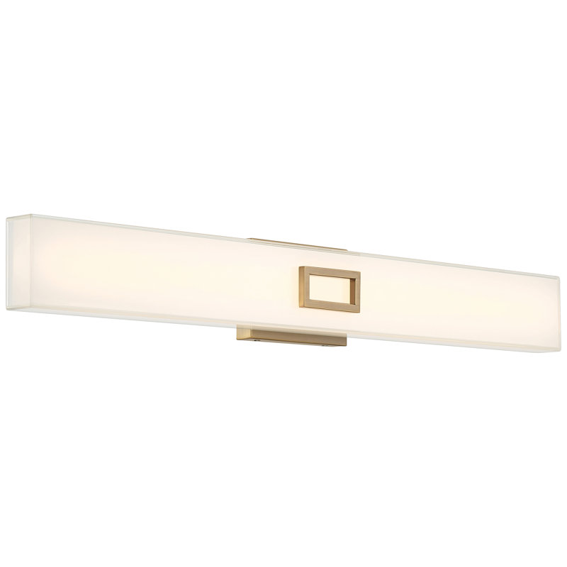 Cesiley Dimmable LED Vanity Light, Antique Brushed Brass