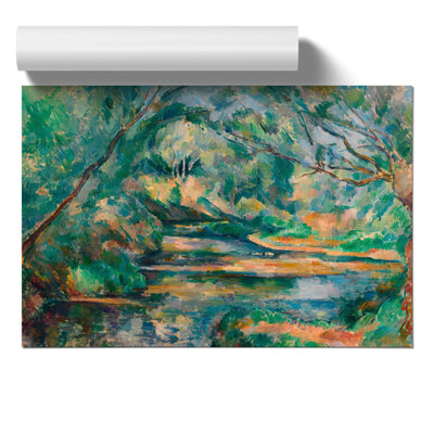 The Brook by Paul Cezanne - No Frame Painting