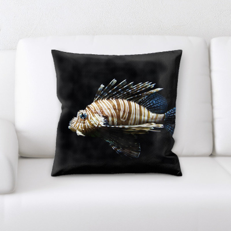 Coussin de poisson lion