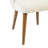 2 Dining Chairs - Tan Textured Seat, Solid Wood With Dark Brown Finish, High Foam Filling For Enjoyment Of 2 Upholstery, Strong Frame, Finish Legs, Comfort-1225012570