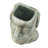 5X5.5X9" Easter Island Cement Planter