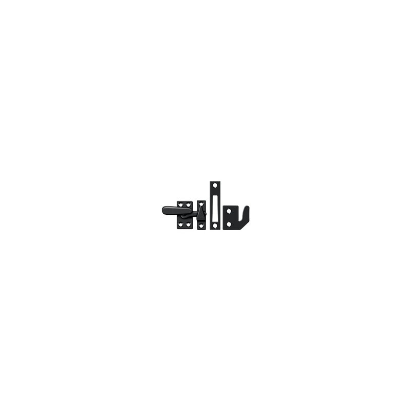 Hardware, 1.3" H x 1.5 W x 0.5" D, Black