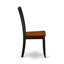 L'ensemble 5 pièces de table et chaises de cuisine comprend une table de salle à manger ronde avec piédestal et 4 chaises, noir et cerise-343565150-296351711-296351682