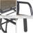 Outsunny Porch Glider, Metal Frame Swing Glider Chair with Breathable Mesh Fabric, Curved Armrests and Steel Frame for Garden, Poolside, Backyard, Balcony, Light Mixed Brown-428116278