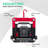 Portable LED Work Flood Light Powered by Milwaukee 18v Battery or Wall Plug (3 Brightness Settings)