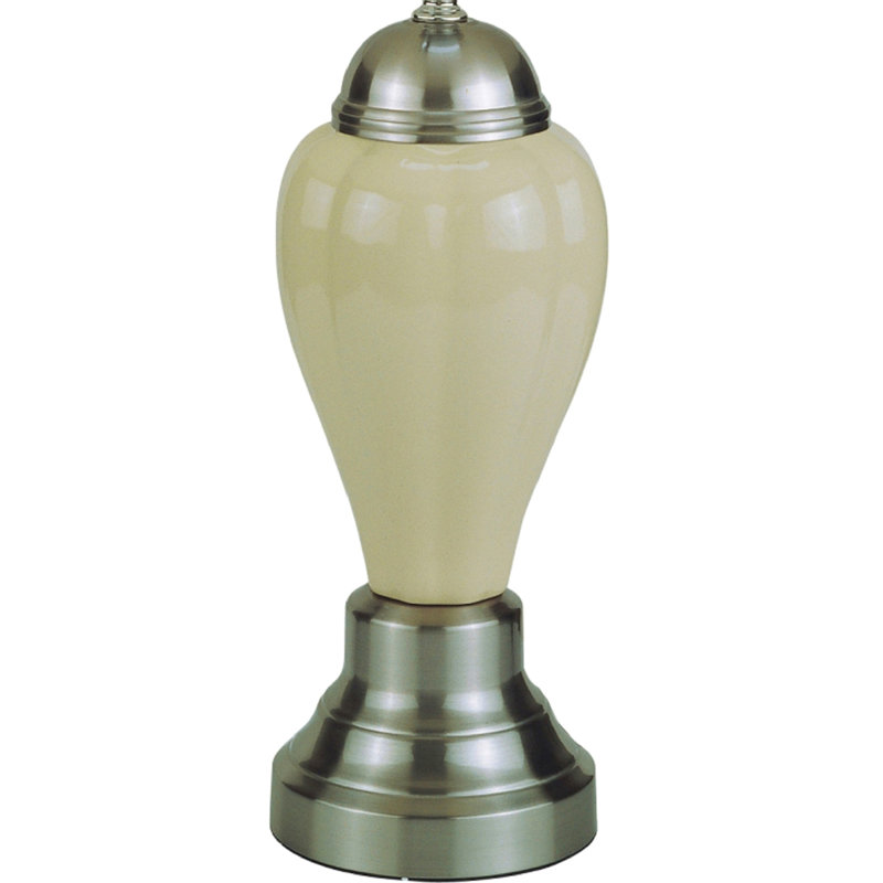 Lampe de table artisanale élégante 1Pc, Yellow, Blanc