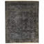 Wool Geometric Area Rug in Violet/Dark Gray