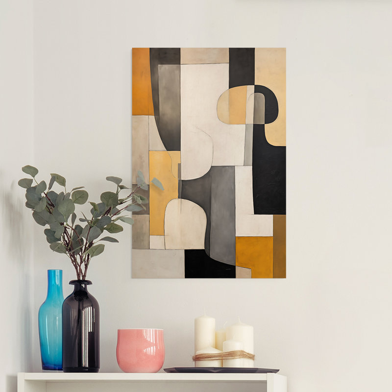 ABSTRACT Series DV - Impression sur toile seulement - NON-CADRE, H 48 po x l 32 po