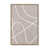 Brushed Gold Single Picture Framed Paper