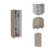Halifax 2Door Rectangle Closet Pantry White-1224758110-1224758111