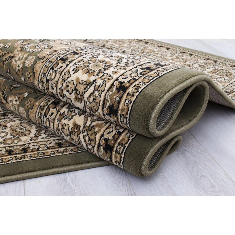 Oriental Area Rug in Green/Brown