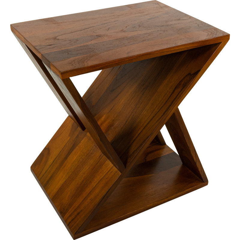 Tabouret d'appoint en bois massif Docia