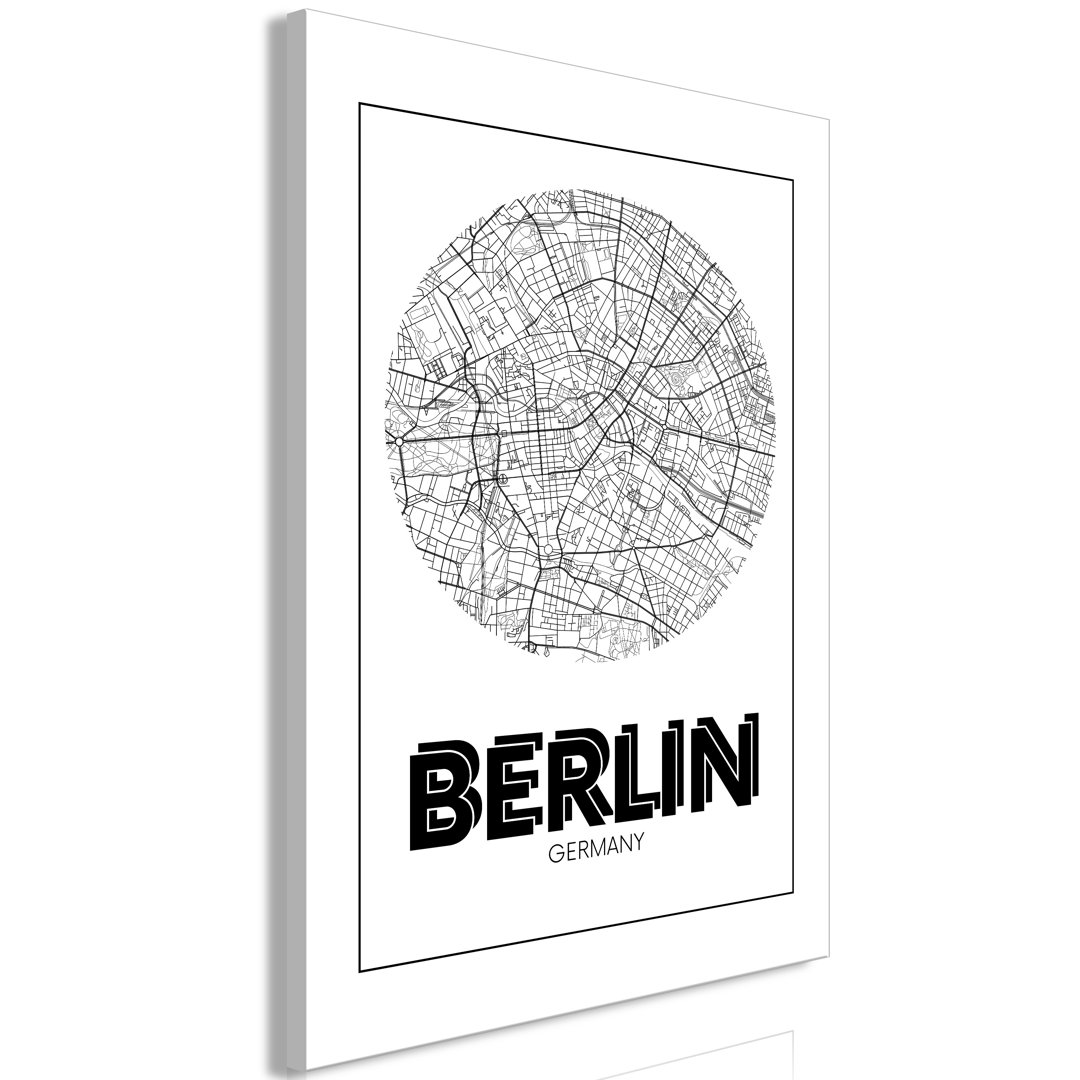 Leinwandbild – Retro Berlin