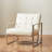 Siebo 30'' Wide Tufted Cream Armchair-59654135