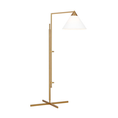 Noki 42.75'' Task Floor Lamp with Outlet