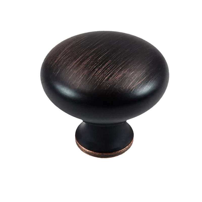 Paquet multiple de poignées rondes de 1 1/4 po de diamètre Classic Collection, Bronze huilé