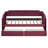 Twin Size Velvet Upholstered Daybed with 2 Storage Drawers, Space-Saving Sofa Bed Frame - Wine Red