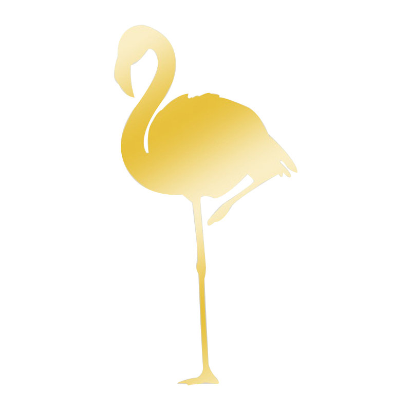 Animals Wall Decal, Shiny Gold, Large
