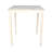 Turned Unfinished Solid Wood Dining Table-10212702