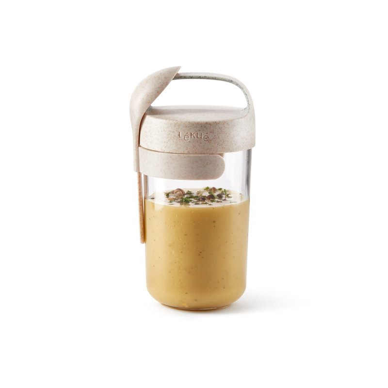 Lékué Jar To Go Organic, 20,3 oz (600 ml)