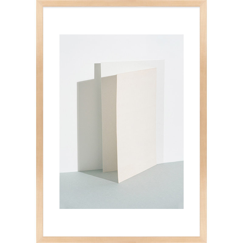 Clean Slate As An Object 2 Print by Svetlana Smirnova, 30" H x 21" W x 1.25" D, Maple Framed