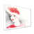 Toile blanche avec cadre photo