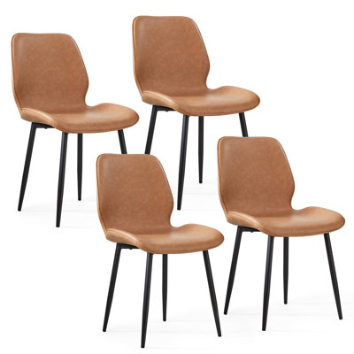 Sibeudu 44.5cm H Upholstered Metal Side Chair