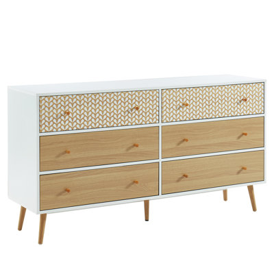 Juliette 150cm W 6 - Drawer Chest of Drawers