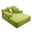 Chaise longue luxueuse en velours côtelé moelleux avec 3 coussins et coussin de printemps-162070110