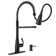 Moen Essie Pre-Rinse Spring Pull Down Single Handle Kitchen Faucet with Power Clean Technology and Soap Dispenser