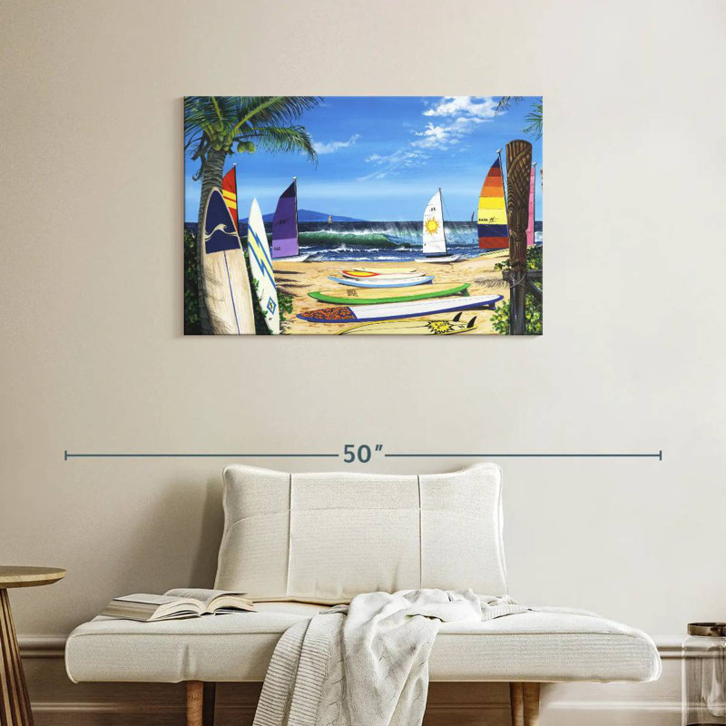 Senne Surf And Sail, 24" H x 36" W
