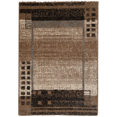 Risher Abstract Shag Area Rug